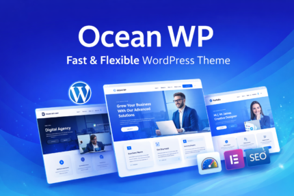 Ocean WP WordPress theme for fast and professional website design