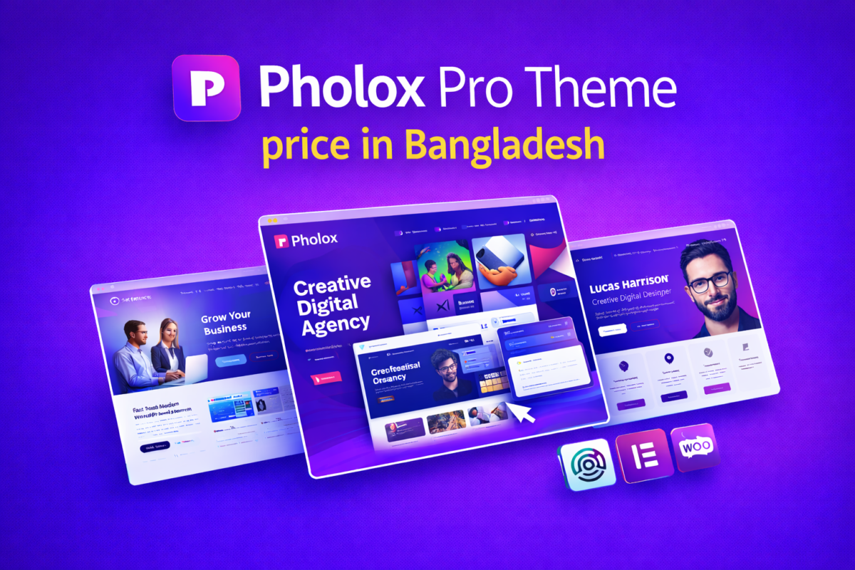 Pholox Pro Theme price in Bangladesh creative WordPress theme