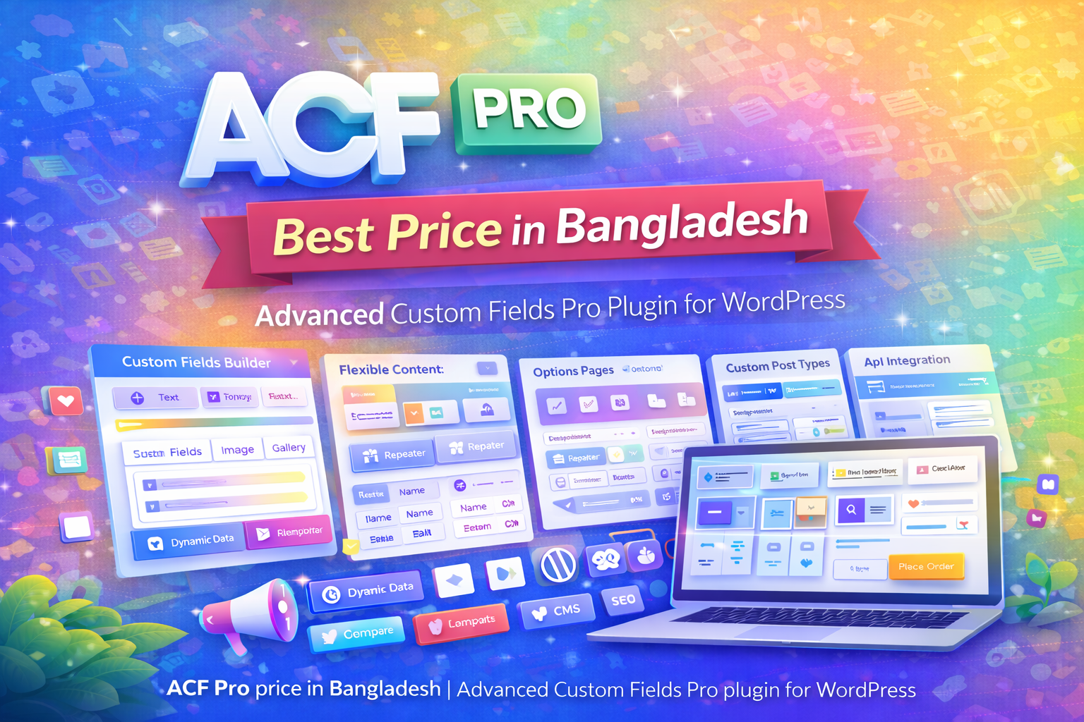 ACF Pro Plugin - Advanced Custom Fields for WordPress in Bangladesh ACF Pro price in Bangladesh | Advanced Custom Fields Pro plugin for WordPress