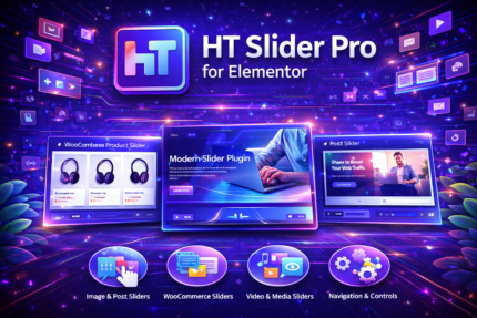 HT Slider Pro for Elementor price in Bangladesh | Responsive slider and carousel plugin for WordPress