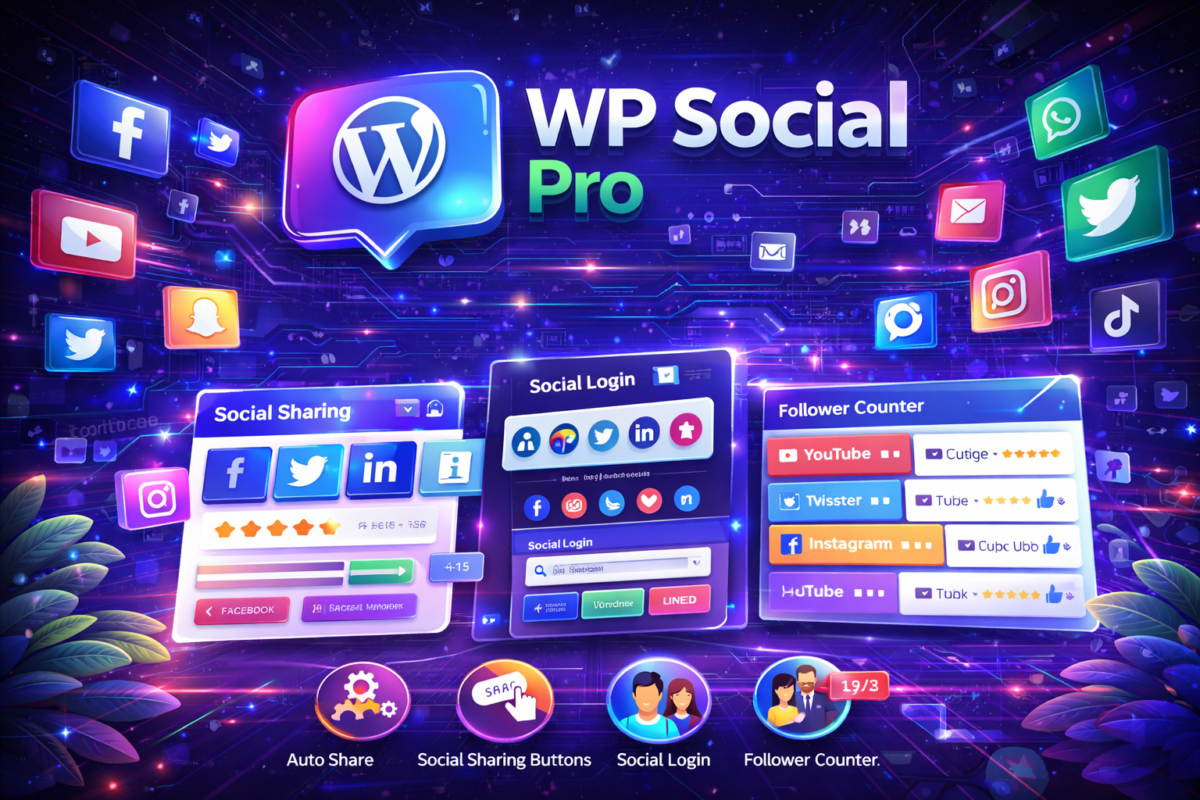 WP Social Pro price in Bangladesh | WordPress social share and login plugin