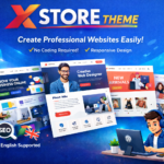 X Store Theme WordPress theme for beginners to create professional websites